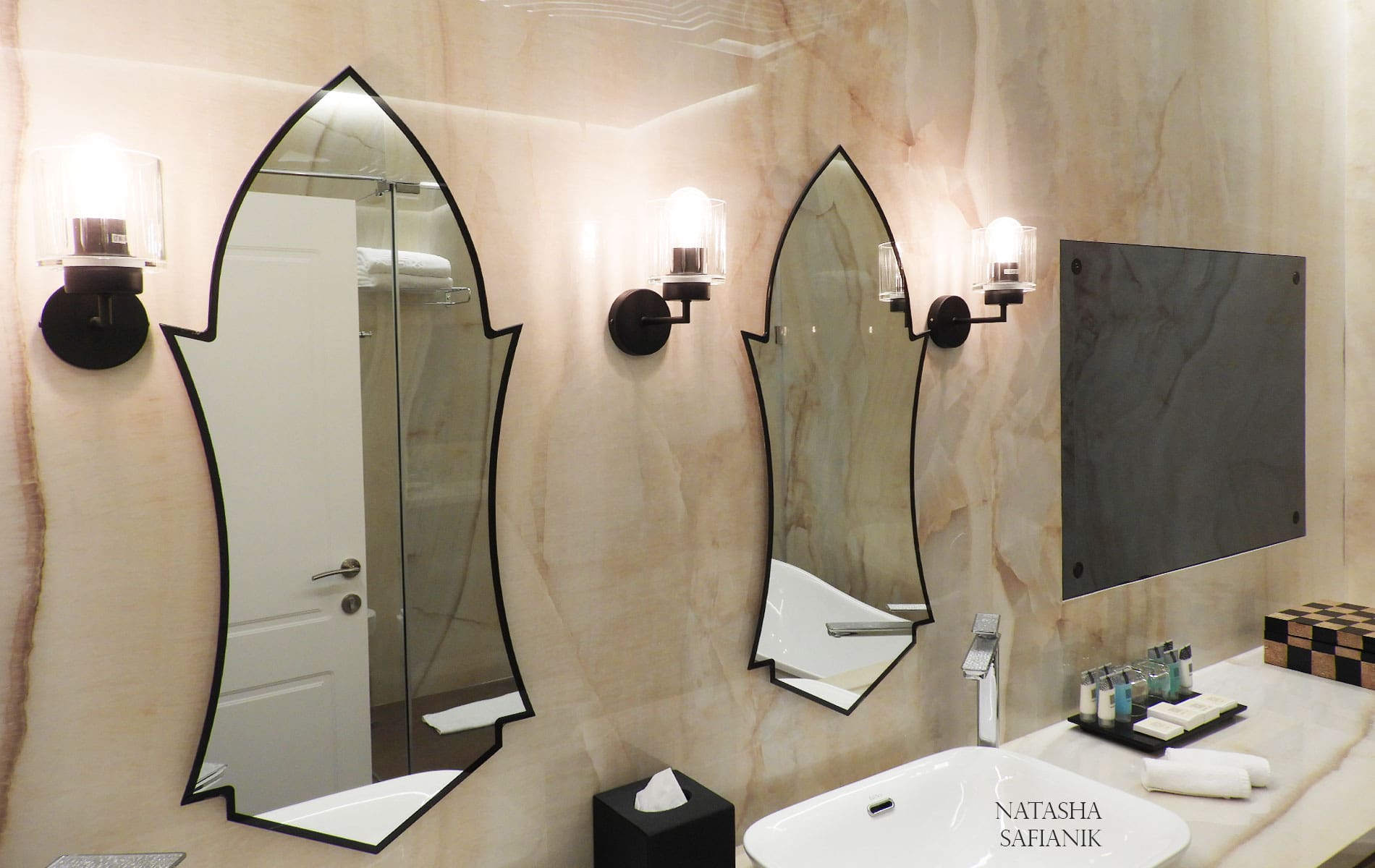 Interior Design of Luxury Bathroom at Hotel in Netanya